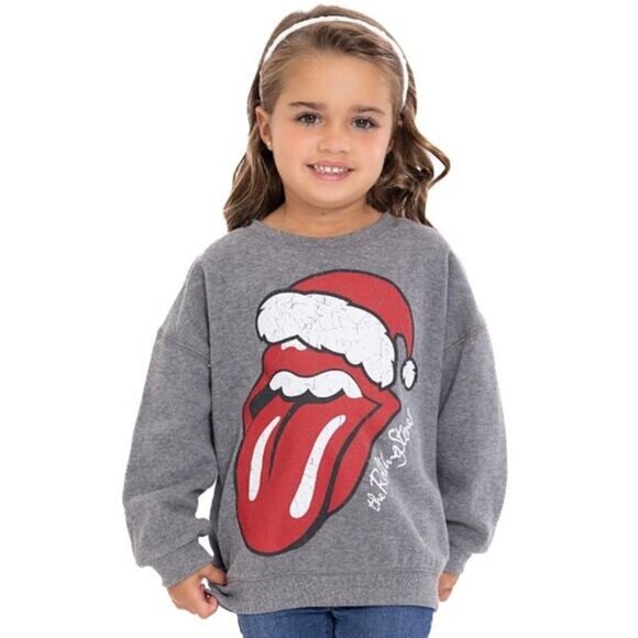 NEW 4T Kids The Rolling Stones Christmas Sweatshirt - Picture 1 of 3